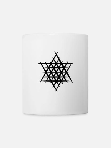Judentum Symbol Davidstern Stern jüdisch - Tasse - Weiß