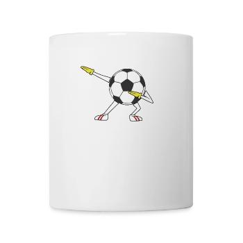 Dabbing Fußball Fusball Dab Pose Fußballer Jungen - Tasse - Weiß - Vorne