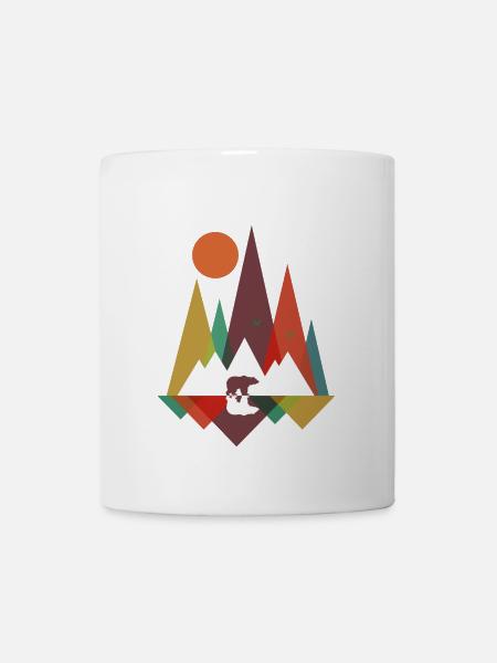 Bär in den Bergen - Tasse - Weiß