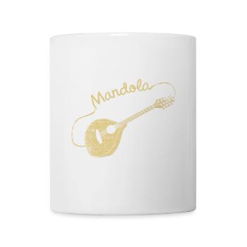 Leidenschaftliche Mandola Zupforchester - Tasse - Weiß - Vorne