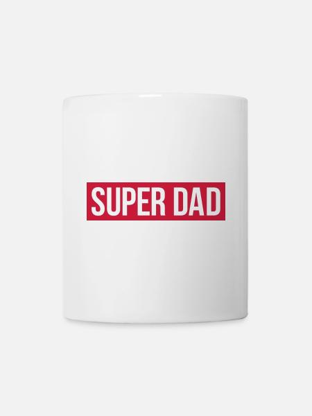 SUPER DAD - Tasse - Weiß