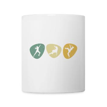 Klettern Kletterer Kletterhalle Boulder Bouldern - Tasse - Weiß - Vorne