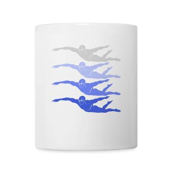 Schwimmen Schwimmsport Schwimm Schwimmer Jungen - Tasse - Weiß - Vorne