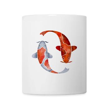Koi - Tasse - Weiß - Vorne