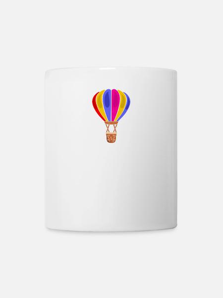 Heißluftballon - Tasse - Weiß