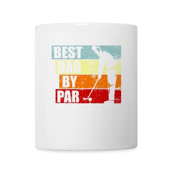Golfer Dad Golf Papa Funny Father's Day - Tasse - Weiß - Vorne