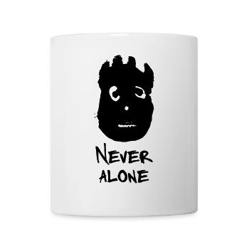 Never Alone - Never Alone - Wilson allein auf der Welt - Tasse - Weiß - Vorne