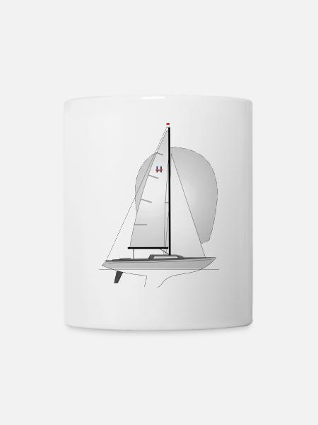 H Boot Riss - Tasse - Weiß