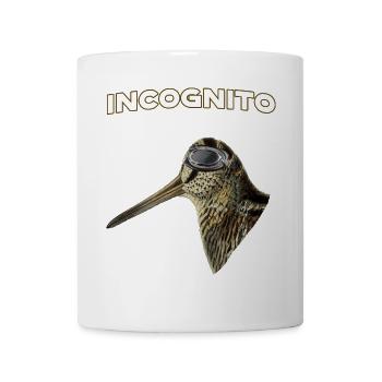 Jagd – Waldschnepfen-Fliegerbrille. Inkognito - Tasse - Weiß - Vorne