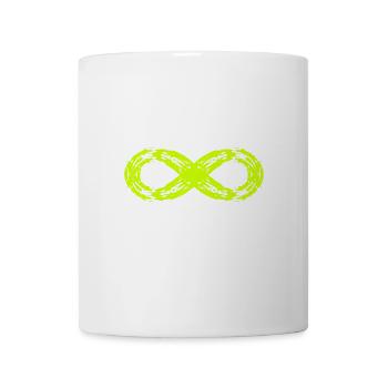 Unendlich Symbol Zeichen Symbol - Tasse - Weiß - Vorne