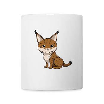 Luchs - Tasse - Weiß - Vorne