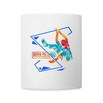 Waghalsiger Boulderer Kletterhalle - Tasse - Weiß - Vorne