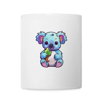Koala Buntes Aquarell Cartoon Kawaii Tier - Tasse - Weiß - Vorne