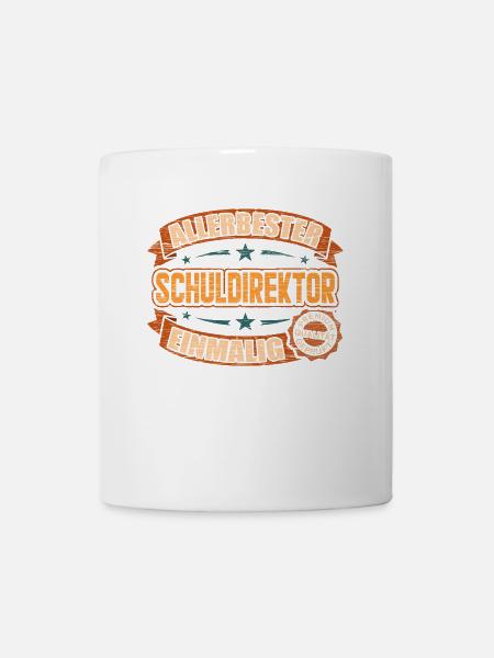 Allerbester Schuldirektor Schulleiter - Tasse - Weiß