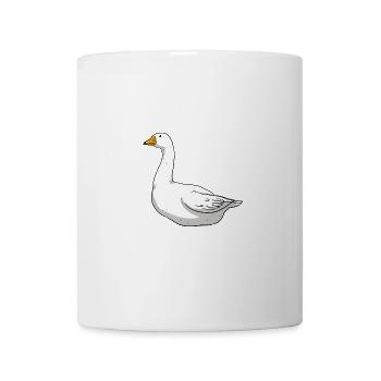 Gans - Tasse - Weiß - Vorne
