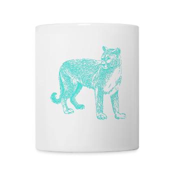 Panther - Tasse - Weiß - Vorne