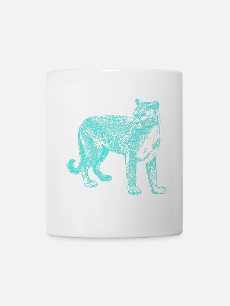 Panther - Tasse - Weiß