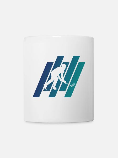 Floorball Unihockey Spieler Floorballspieler - Tasse - Weiß