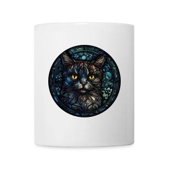 Pixie Bob Katzenrasse Aquarellglas - Tasse - Weiß - Vorne