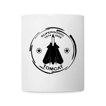 Avion F14 Tomcat - Mug blanc - blanc - Devant
