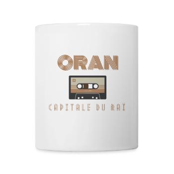 Oran Hauptstadt von Rai - Tasse - Weiß - Vorne