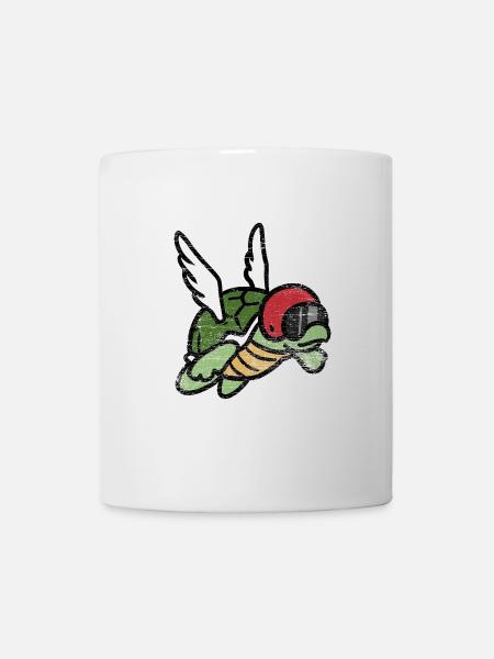 Gemächliche Meeresschildkröte Ozean - Tasse - Weiß