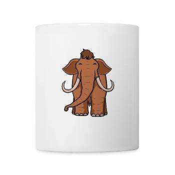 Mammut Steinzeit - Tasse - Weiß - Vorne