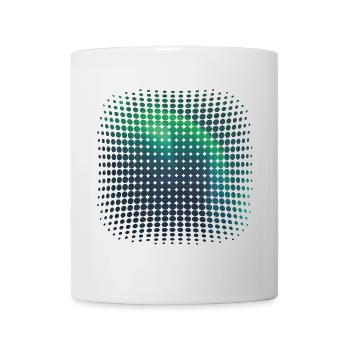 Polarlicht Aurora Borealis Nordlichter - Tasse - Weiß - Vorne