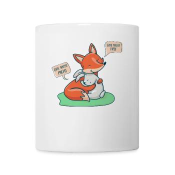 Où le renard et le lièvre disent « bonne nuit » - Mug blanc - blanc - Devant
