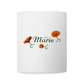 Marie Geburtstag Marie Namenstag Marie - Tasse - Weiß - Vorne