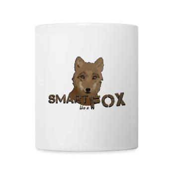 Fuchs schlauer Fuchs schlau wie ein Fuchs - Tasse - Weiß - Vorne