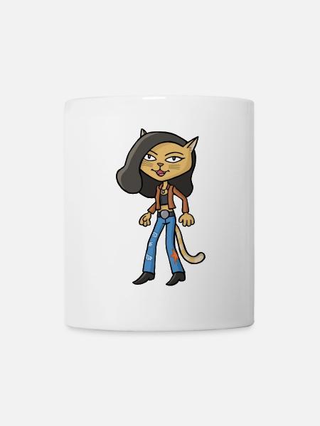 Cool Cat - Tasse - Weiß
