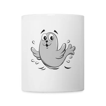 FUN BABY SEAL, SAIMAANNRPAPA TEXTILES (10-43) - Tasse - Weiß - Vorne