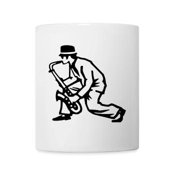 Ska Saxophonist - Tasse - Weiß - Vorne