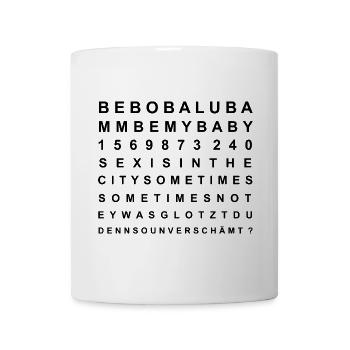 sehtest - Tasse - Weiß - Vorne