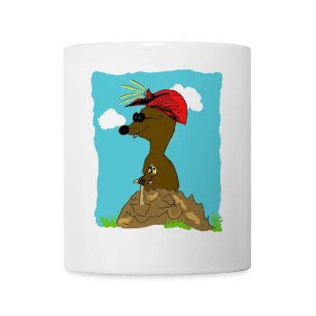 blinde maulwurf - Tasse - Weiß - Vorne