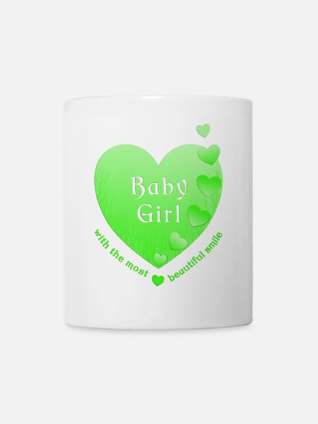 girl baby girl - Tasse - Weiß
