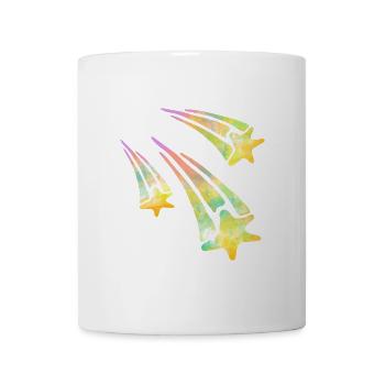 Sternschnuppen - Tasse - Weiß - Vorne