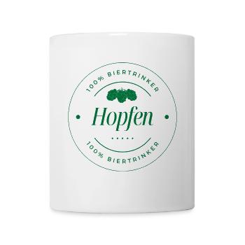 Hopfen & Bierliebe - Tasse - Weiß - Vorne