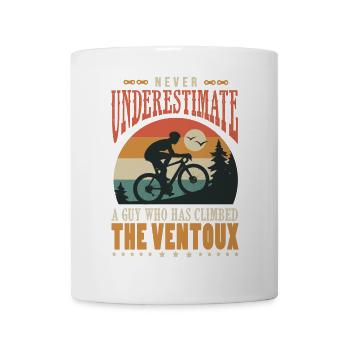 ein Typ, der den Ventoux-Velo bestiegen hat - Tasse - Weiß - Vorne