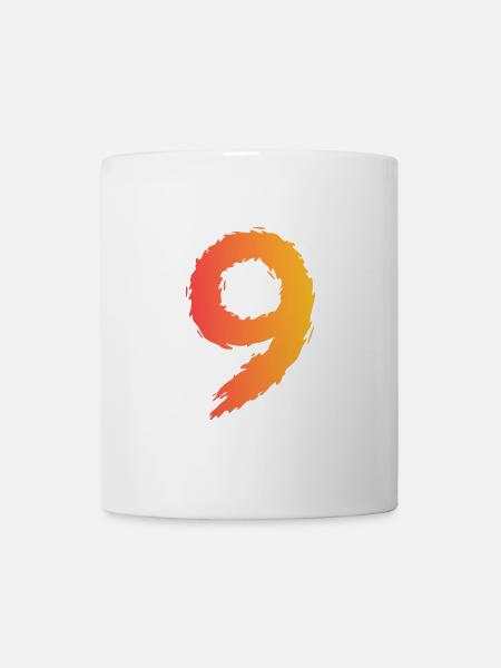 9. Geburtstag - Tasse - Weiß