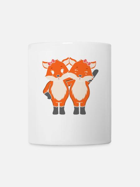 Füchse - Tasse - Weiß