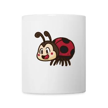 Fleißiger Marienkäfer Blattlausjäger - Tasse - Weiß - Vorne