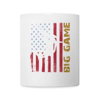 Springender Marlin mit US Flagge Hochseefischen - Tasse - Weiß - Vorne