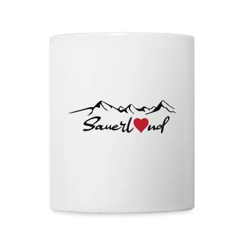 Sauerland Sticker - Tasse - Weiß - Vorne