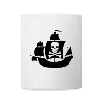 PIRAT FREIBEUTER KAPITÄN MATROSE PIRA - Tasse - Weiß - Vorne