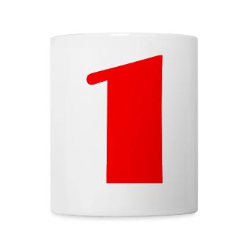 1. 1 JAHR. 1. JAHRESTAG. 1 JAHR GEBURTSTAG - Tasse - Weiß - Vorne