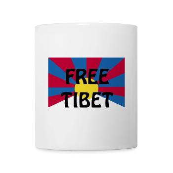 free tibet - Tasse - Weiß - Vorne