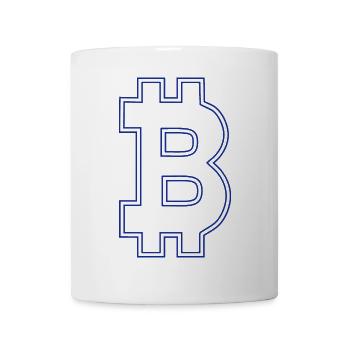 Bitcoin bitcoin BITCOIN Bitcoin - Tasse - Weiß - Vorne