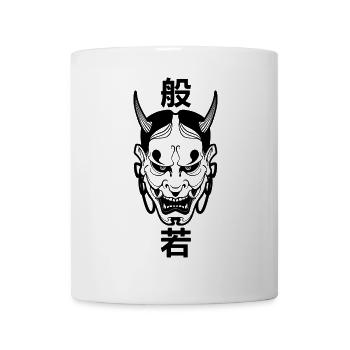 Hannya Mask - Tasse - Weiß - Vorne